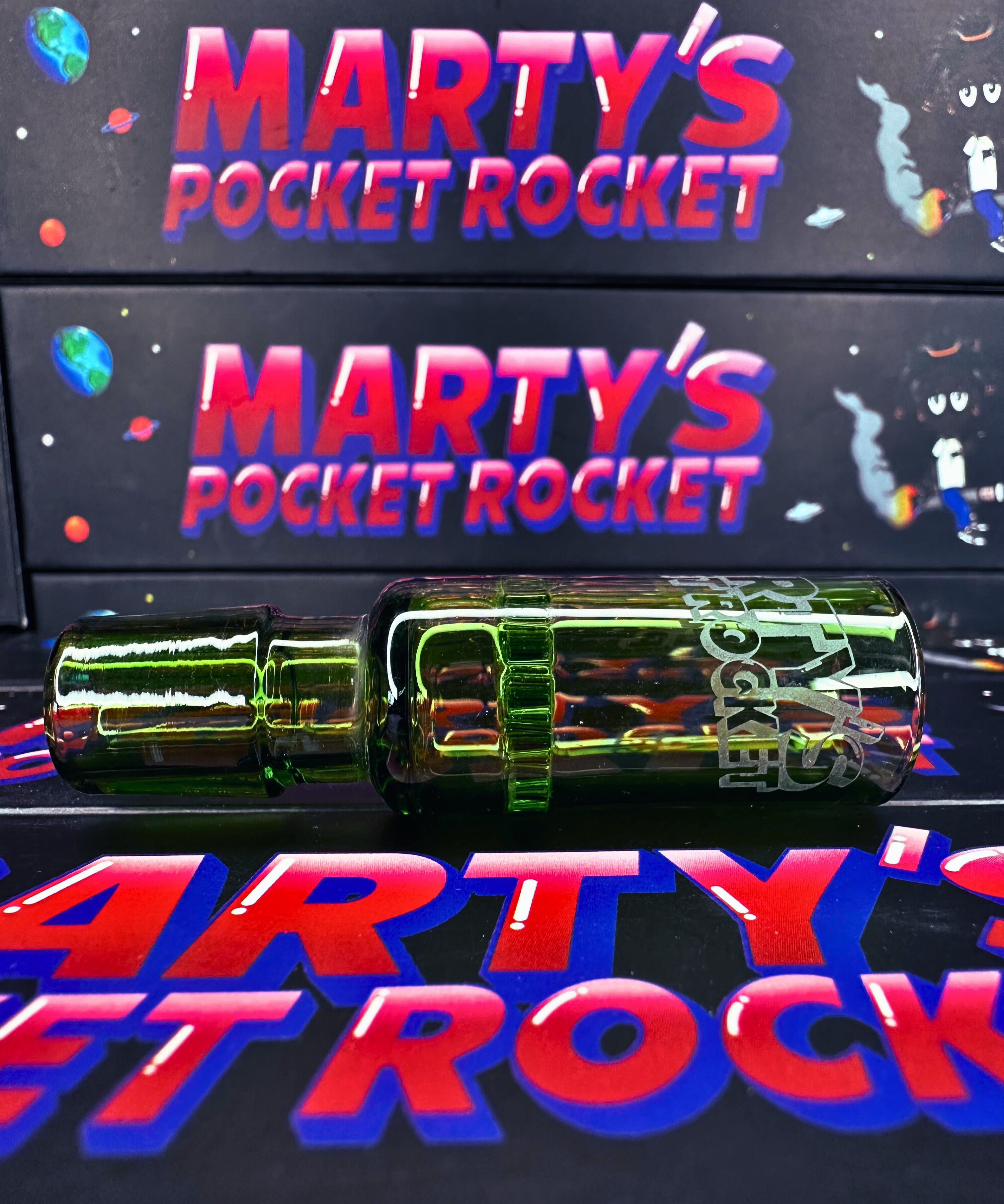 Limited Edition Green Marty's Pocket Rocket "just the tip" release